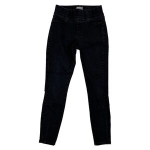 Universal Thread High Rise Pull On Jegging Skinny Denim Jeans Black/Gray 4/27R